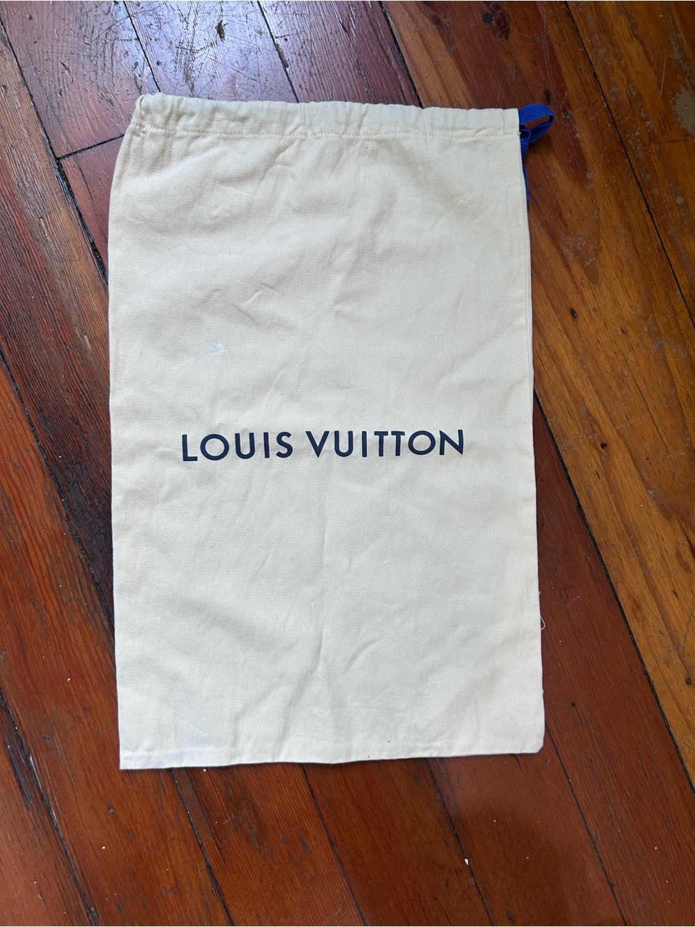 Louis Vuitton Beige Drawstring Dust Bag